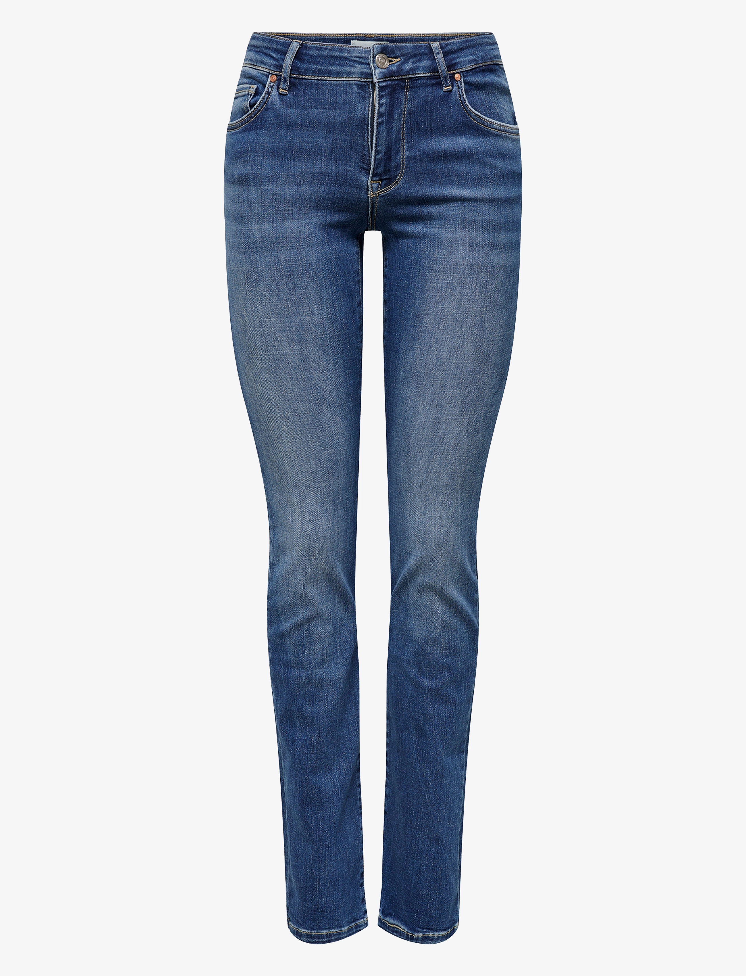 ONLY ONLALICIA REG STRT DNM DOT879 NOOS - Jeans - MEDIUM BLUE DENIM / blue