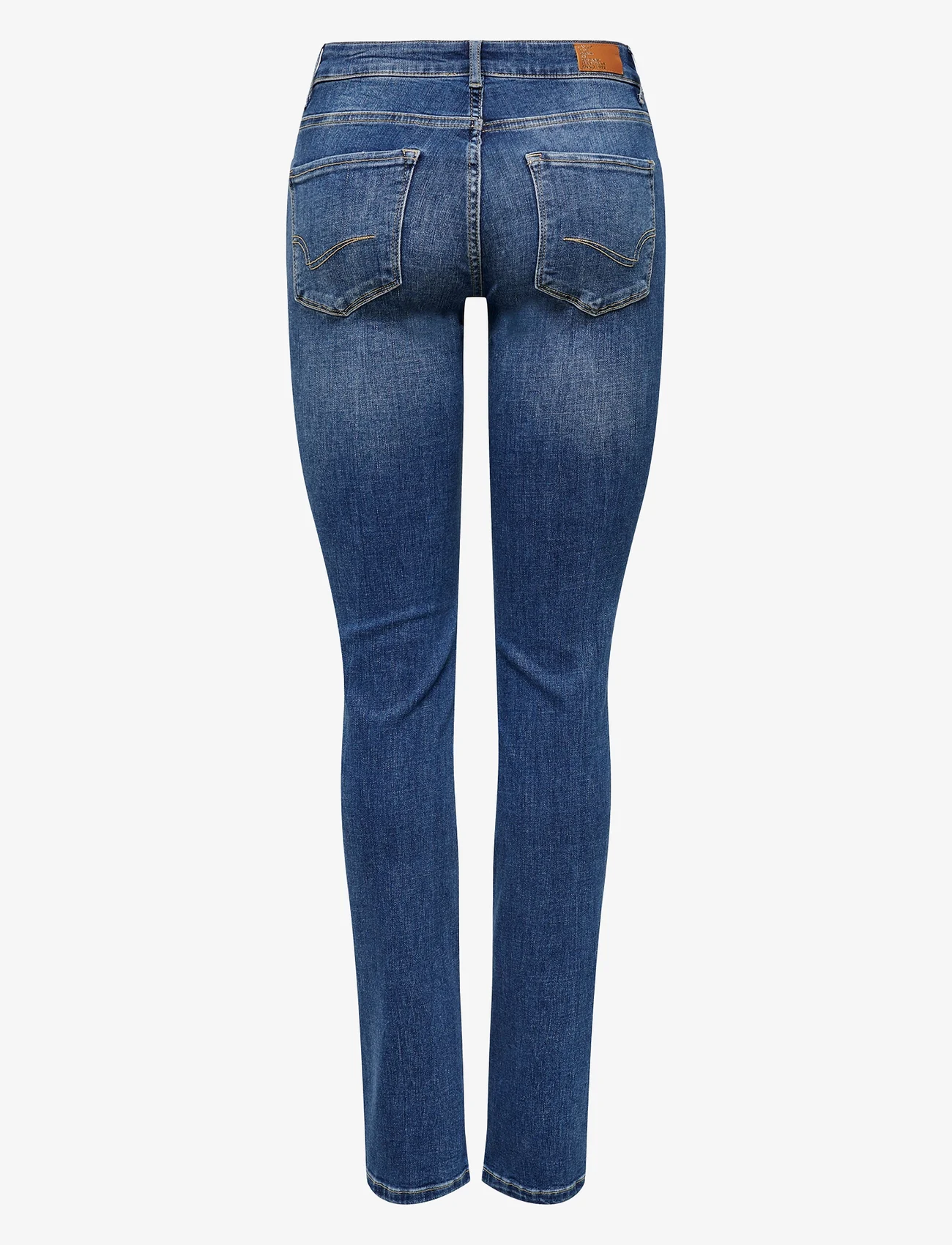 ONLY - ONLALICIA REG STRT DNM DOT879 NOOS - džinsa bikses ar taisnām starām - medium blue denim - 1