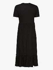 ONLY - ONLMAY LIFE S/S PEPLUM CALF DRESS JRS - najniższe ceny - black - 1