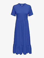 ONLY - ONLMAY LIFE S/S PEPLUM CALF DRESS JRS - lägsta priserna - dazzling blue - 0