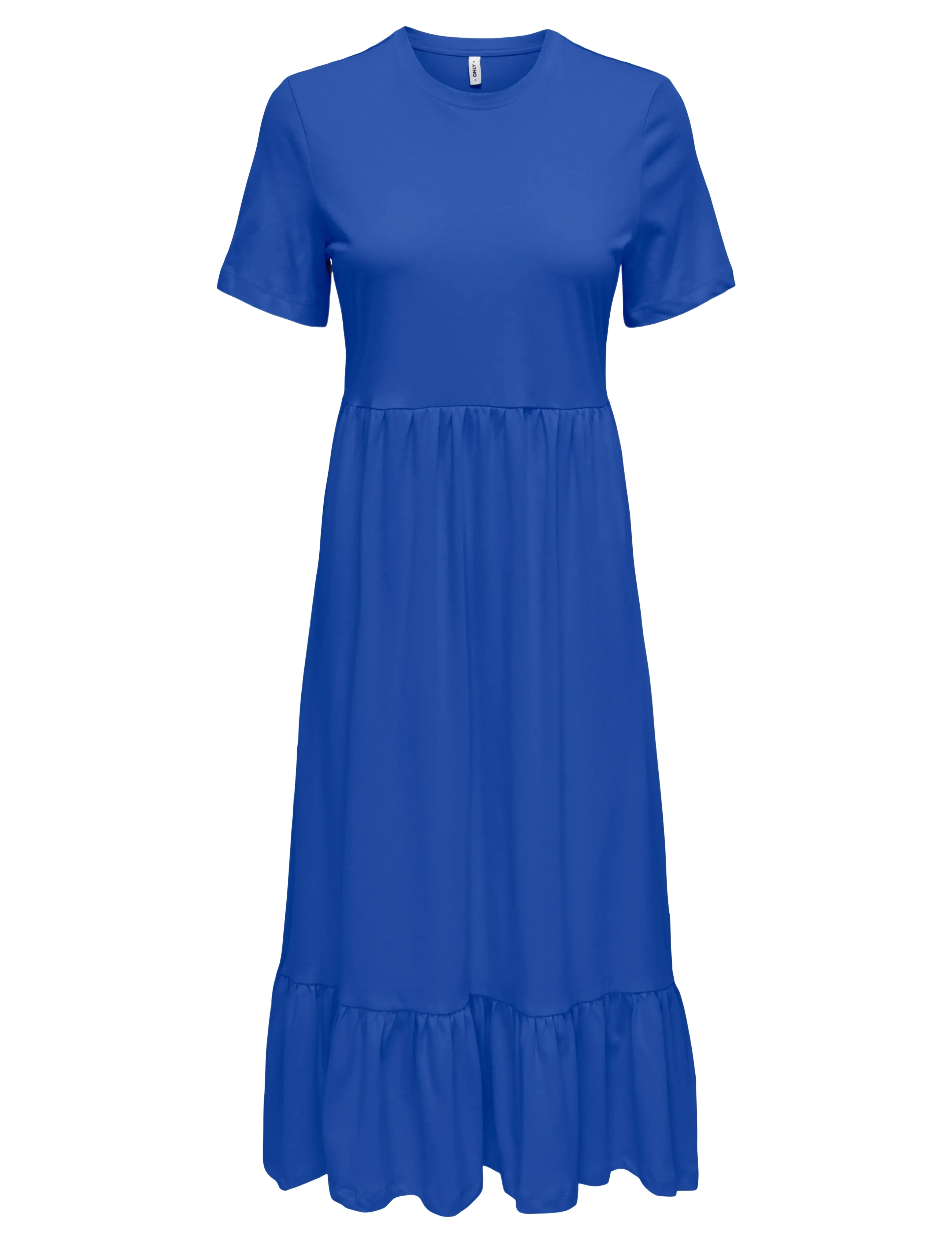 ONLY ONLMAY LIFE S/S PEPLUM CALF DRESS JRS - Kleidung - DAZZLING BLUE / blue