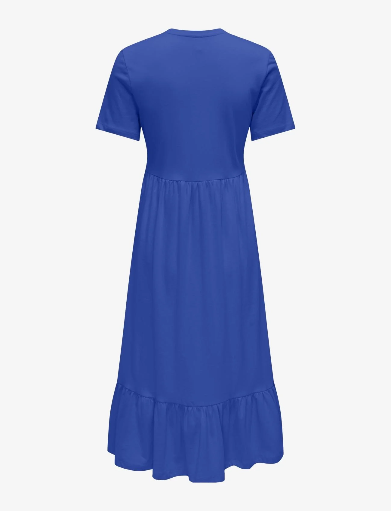 ONLY - ONLMAY LIFE S/S PEPLUM CALF DRESS JRS - midi jurken - dazzling blue - 1