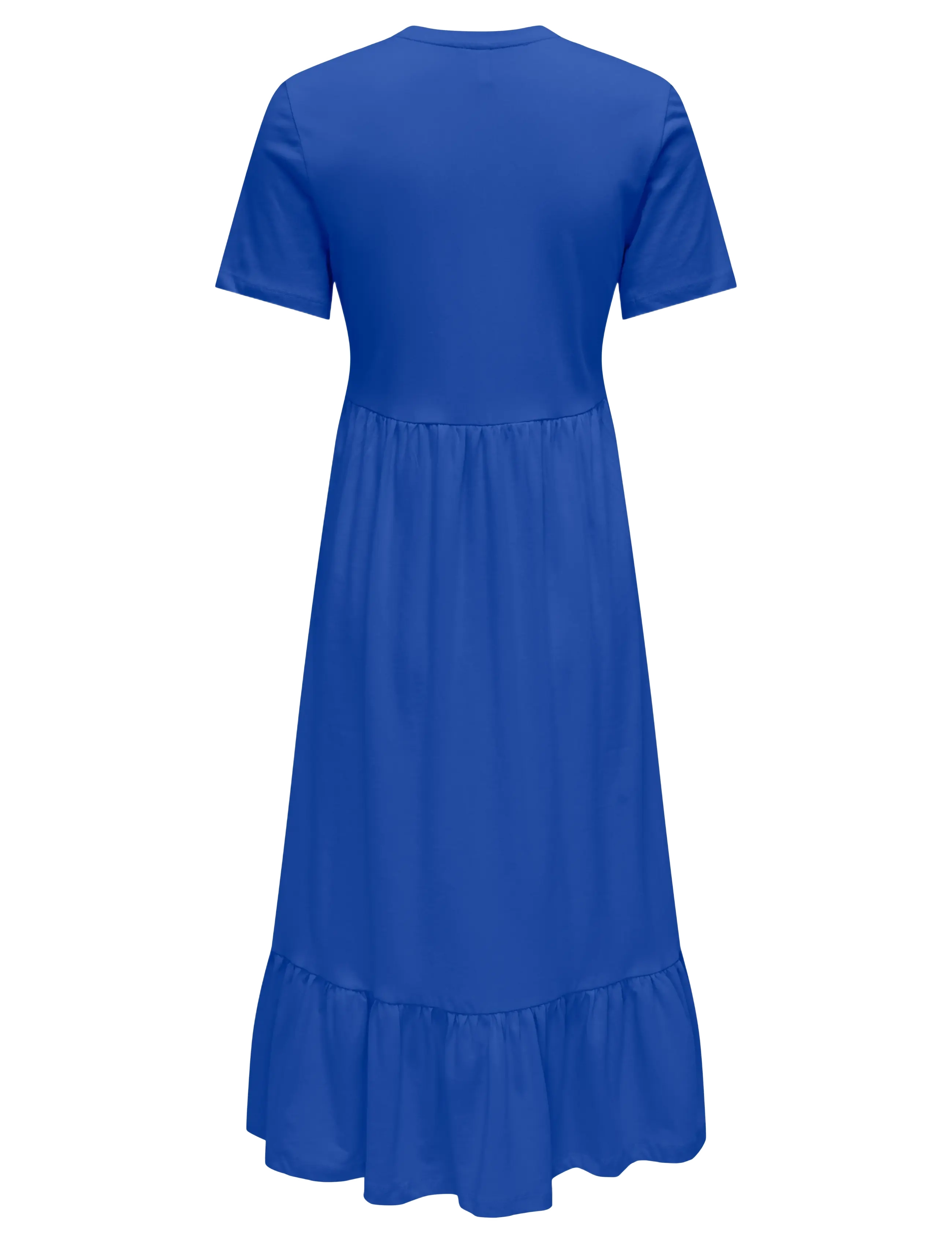 ONLY - ONLMAY LIFE S/S PEPLUM CALF DRESS JRS - sommerkjoler - dazzling blue - 2