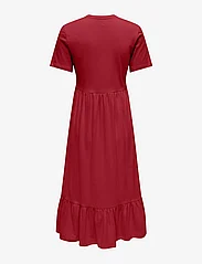ONLY - ONLMAY LIFE S/S PEPLUM CALF DRESS JRS - mažiausios kainos - flame scarlet - 1