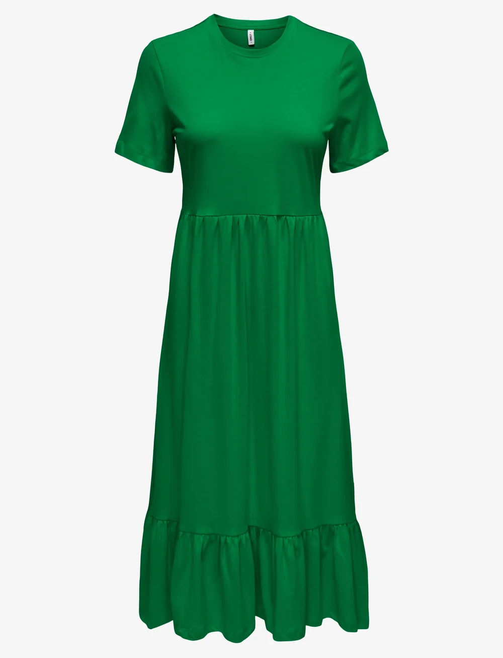 ONLY - ONLMAY LIFE S/S PEPLUM CALF DRESS JRS - summer dresses - green bee - 1