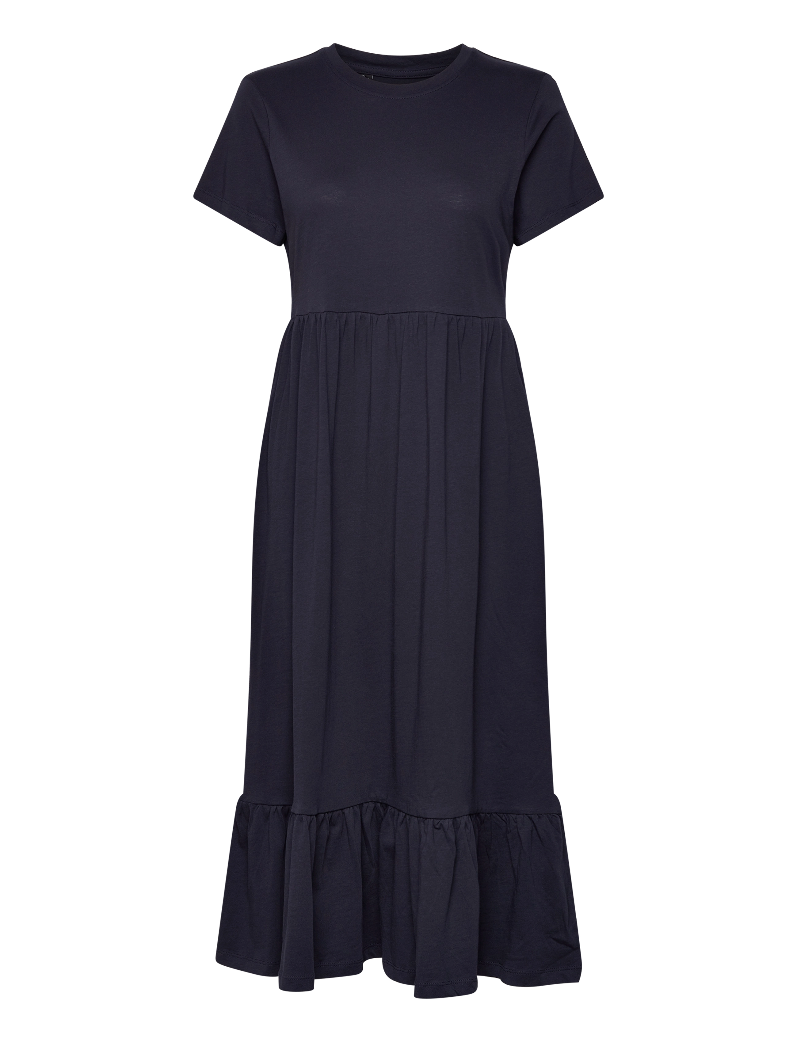 ONLY ONLMAY LIFE S/S PEPLUM CALF DRESS JRS - Kleidung - NIGHT SKY / navy