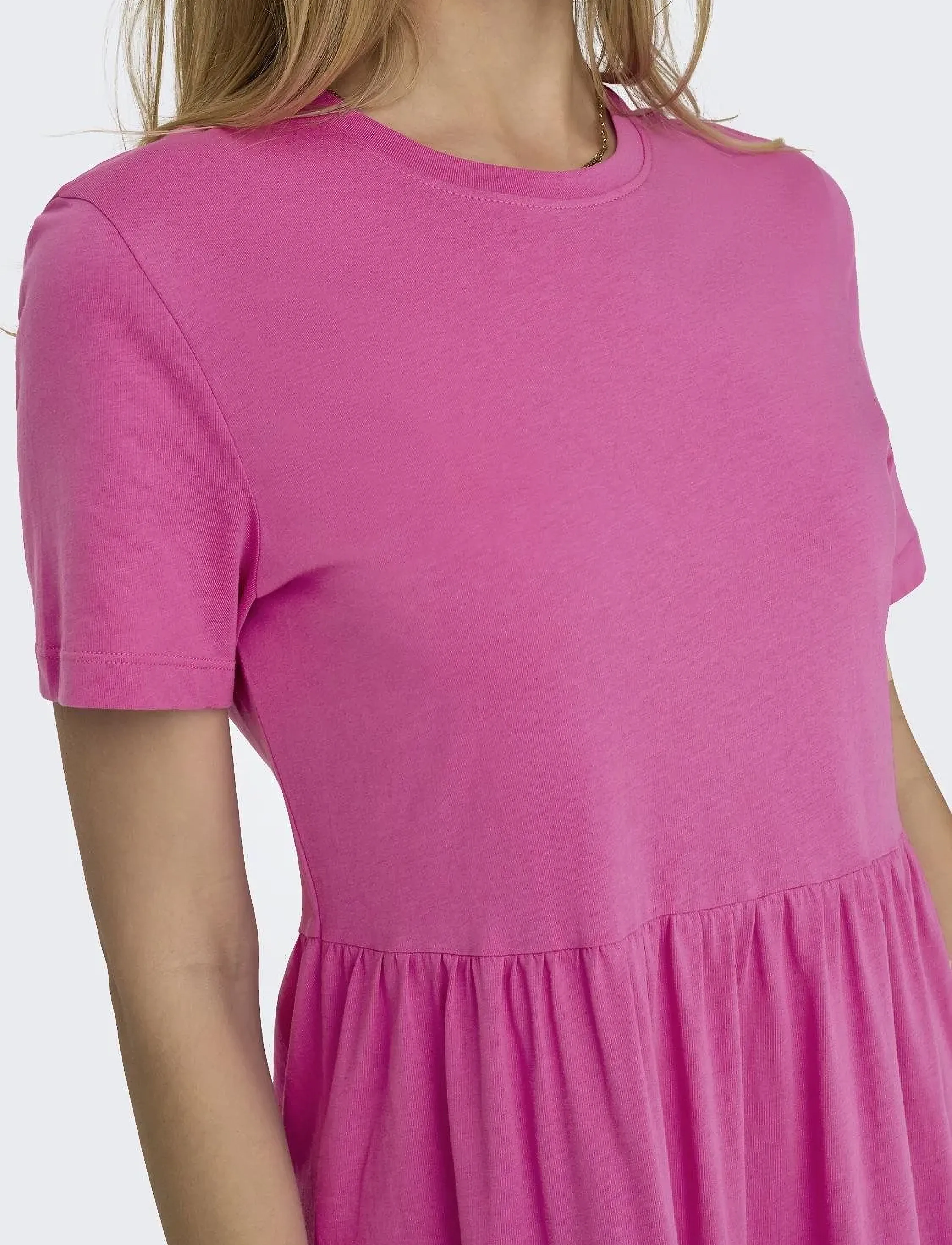 ONLY Onlmay Life S/S Peplum Calf Dress Jrs midiklänningar dam – bild 5