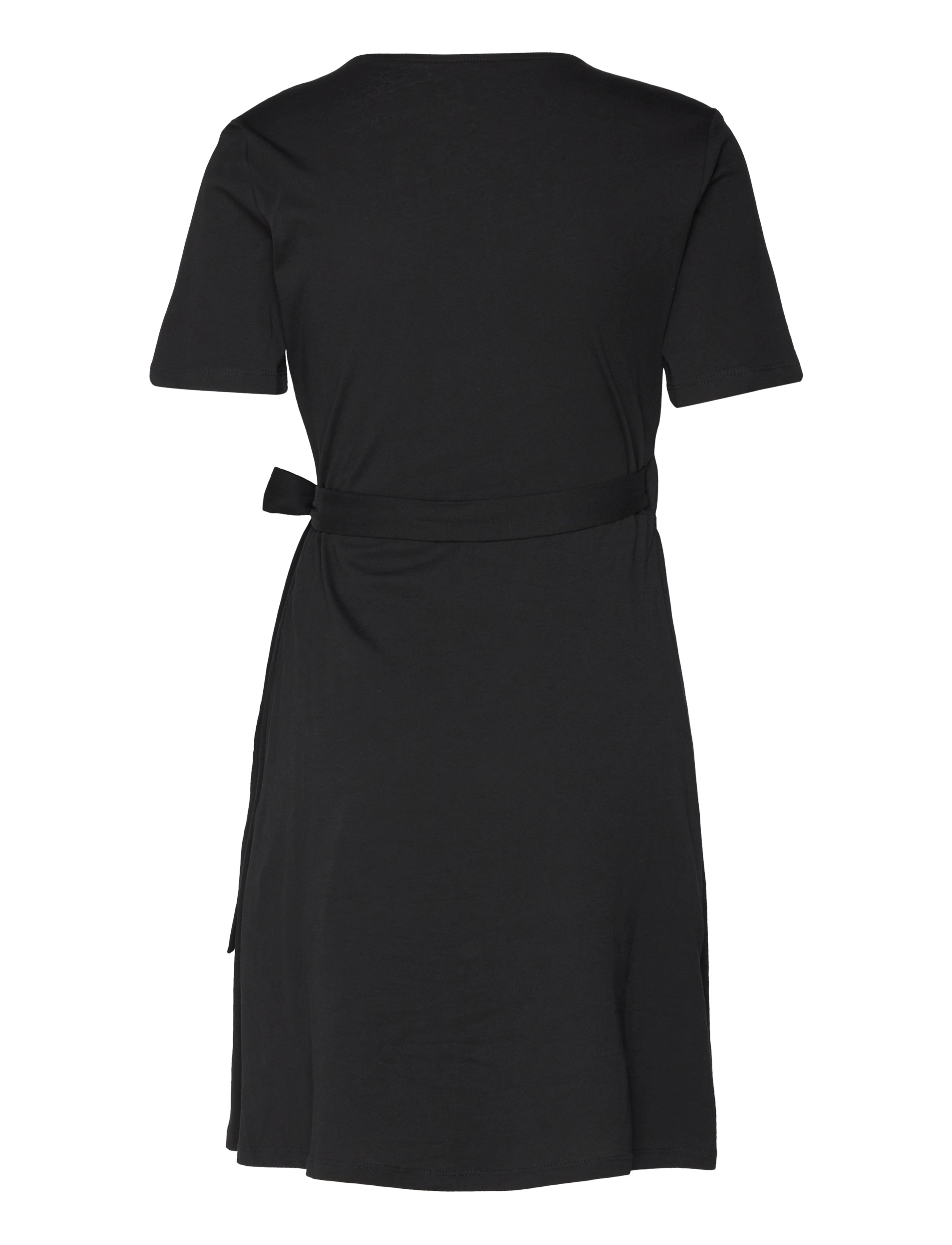 ONLY - ONLMAY S/S WRAP DRESS JRS - black - 1