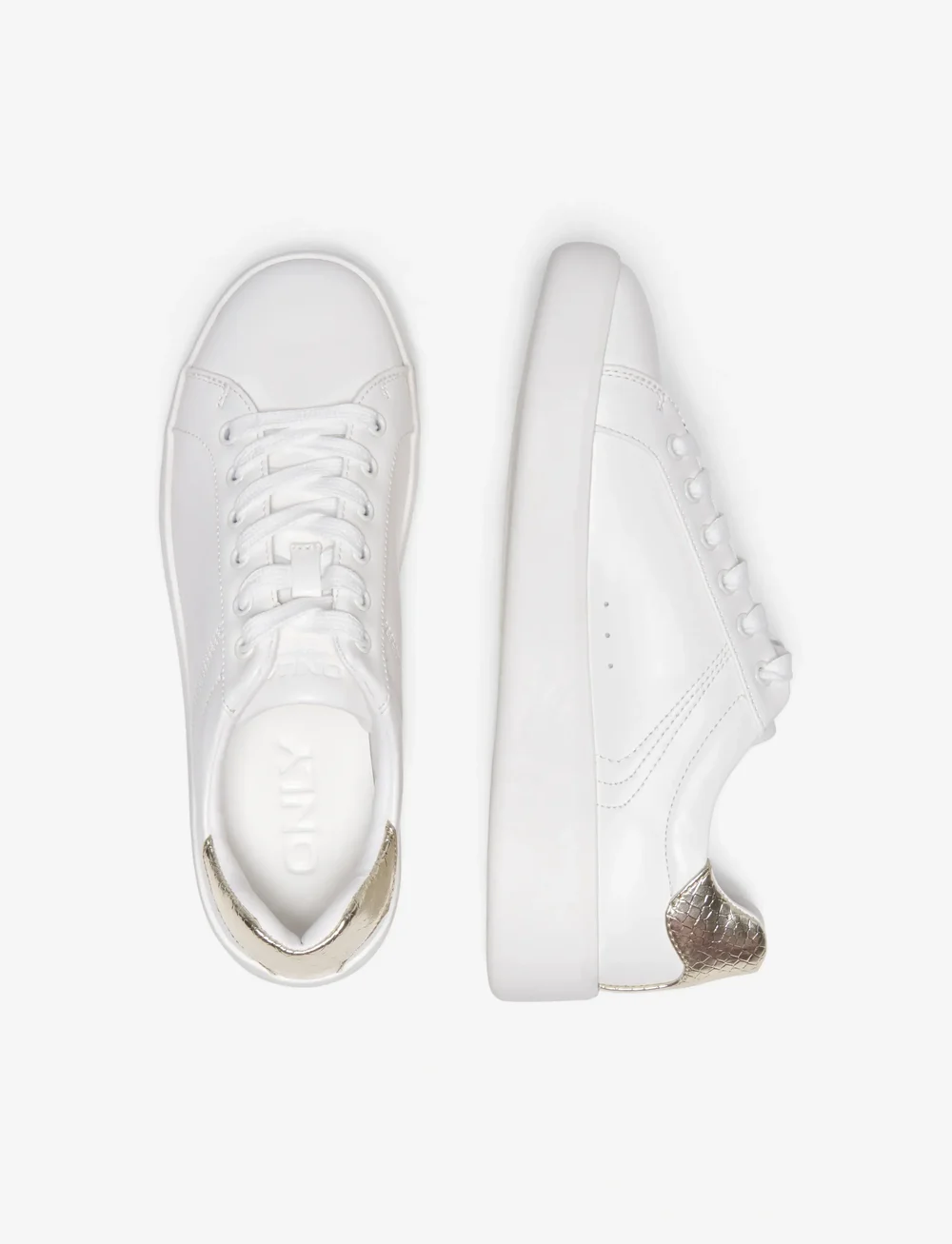 ONLY - ONLSOUL-4 PU SNEAKER NOOS - konfirmation - white - 0