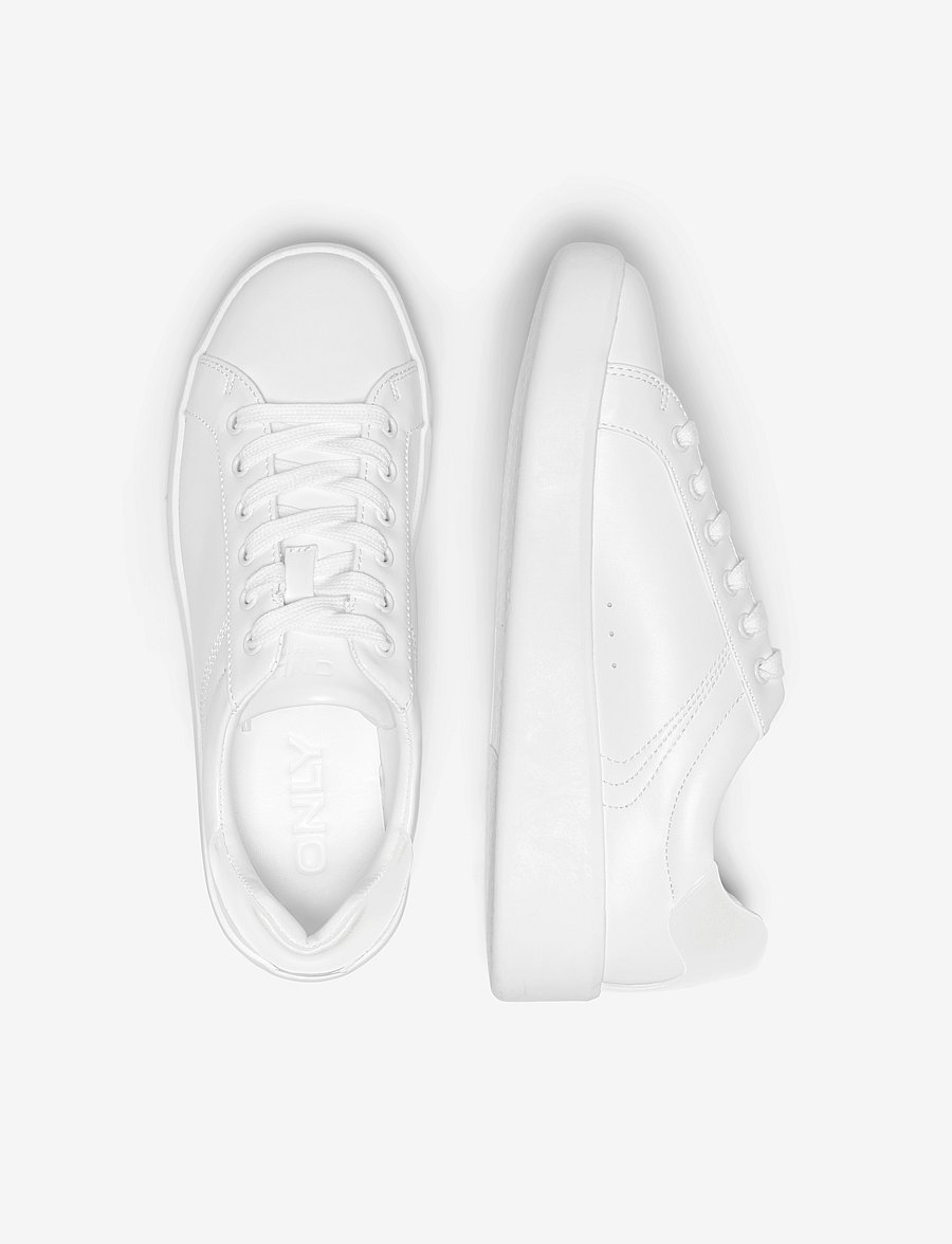 ONLY - ONLSOUL-4 PU SNEAKER NOOS - konfirmation - white - 3