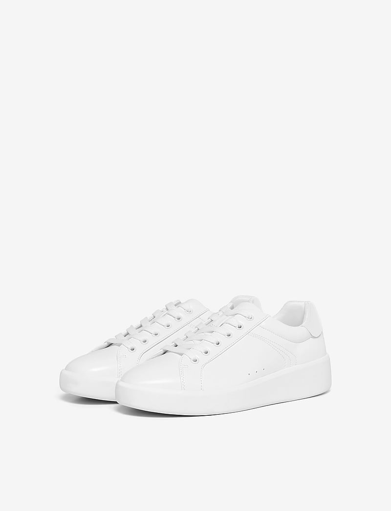 ONLY - ONLSOUL-4 PU SNEAKER NOOS - lage sneakers - white - 4