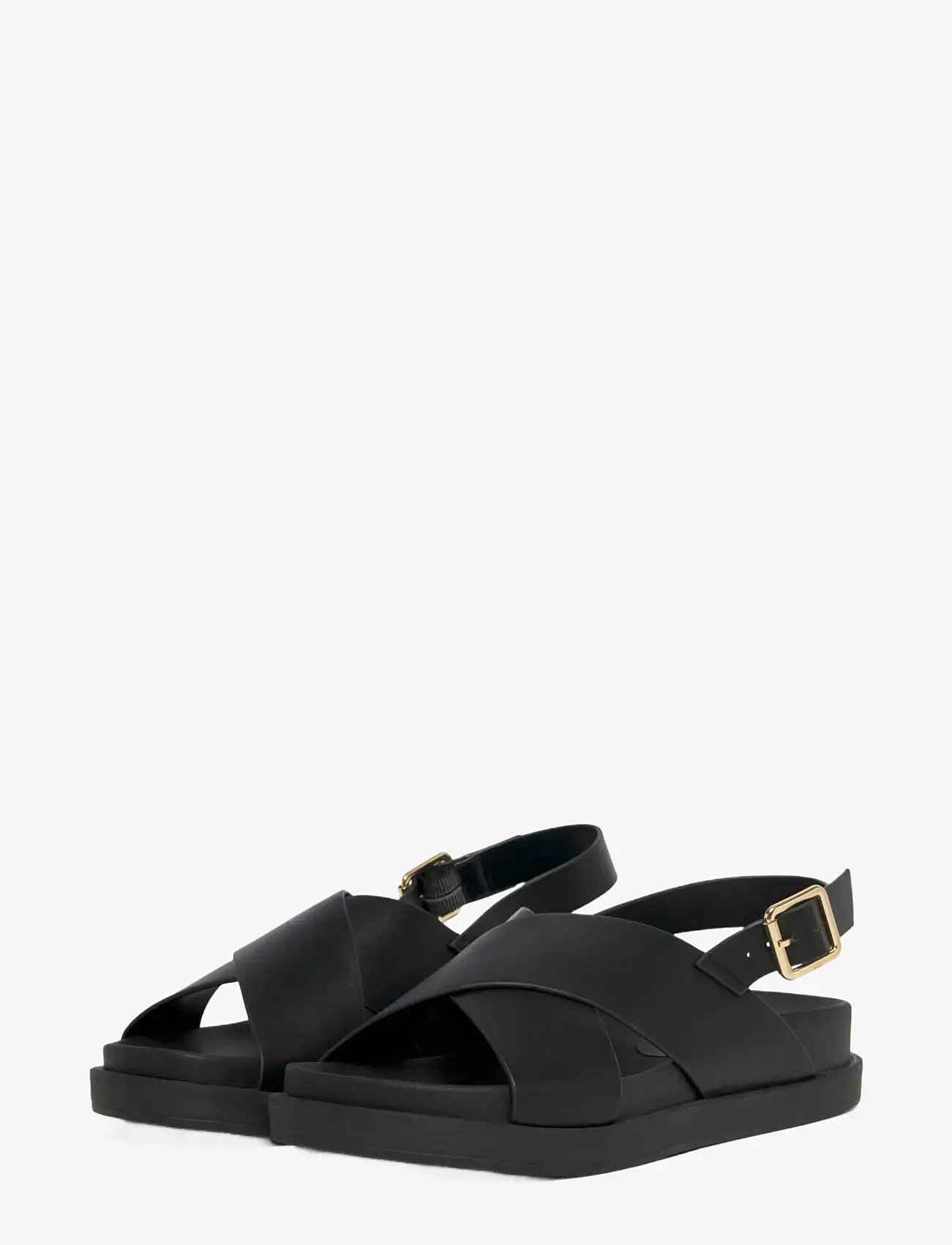 ONLY - ONLMINNIE-2 PU SLINGBACK SANDAL NOOS - kontsata sandaalid - black - 2
