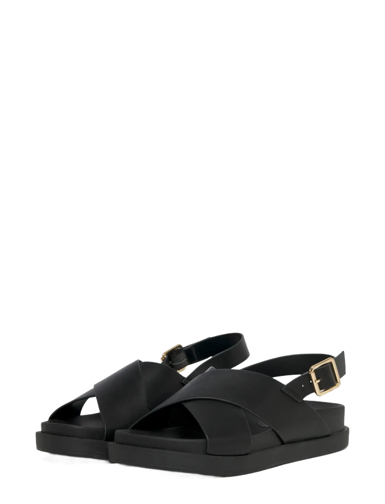 ONLY - ONLMINNIE-2 PU SLINGBACK SANDAL NOOS - kontsata sandaalid - black - 2