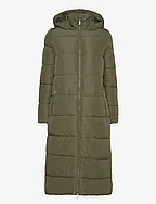 ONLANNA X LONG HOOD  PUFFER  COAT OTW - KALAMATA