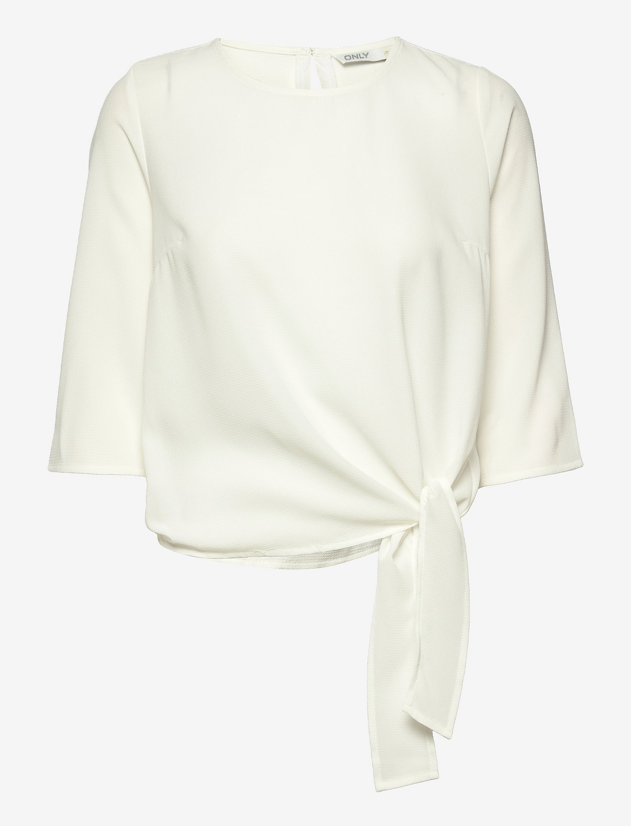 ONLY - ONLNOVA LUX 3/4 KNOT TOP SOLID PTM - cloud dancer - 0