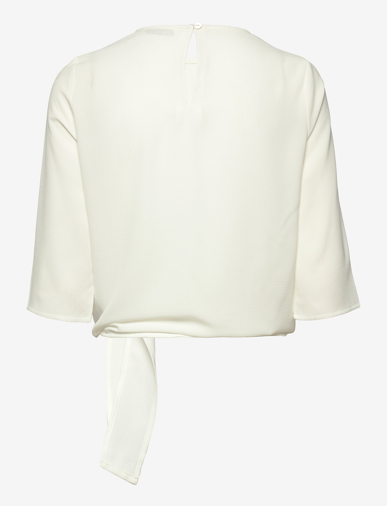 ONLY - ONLNOVA LUX 3/4 KNOT TOP SOLID PTM - cloud dancer - 1