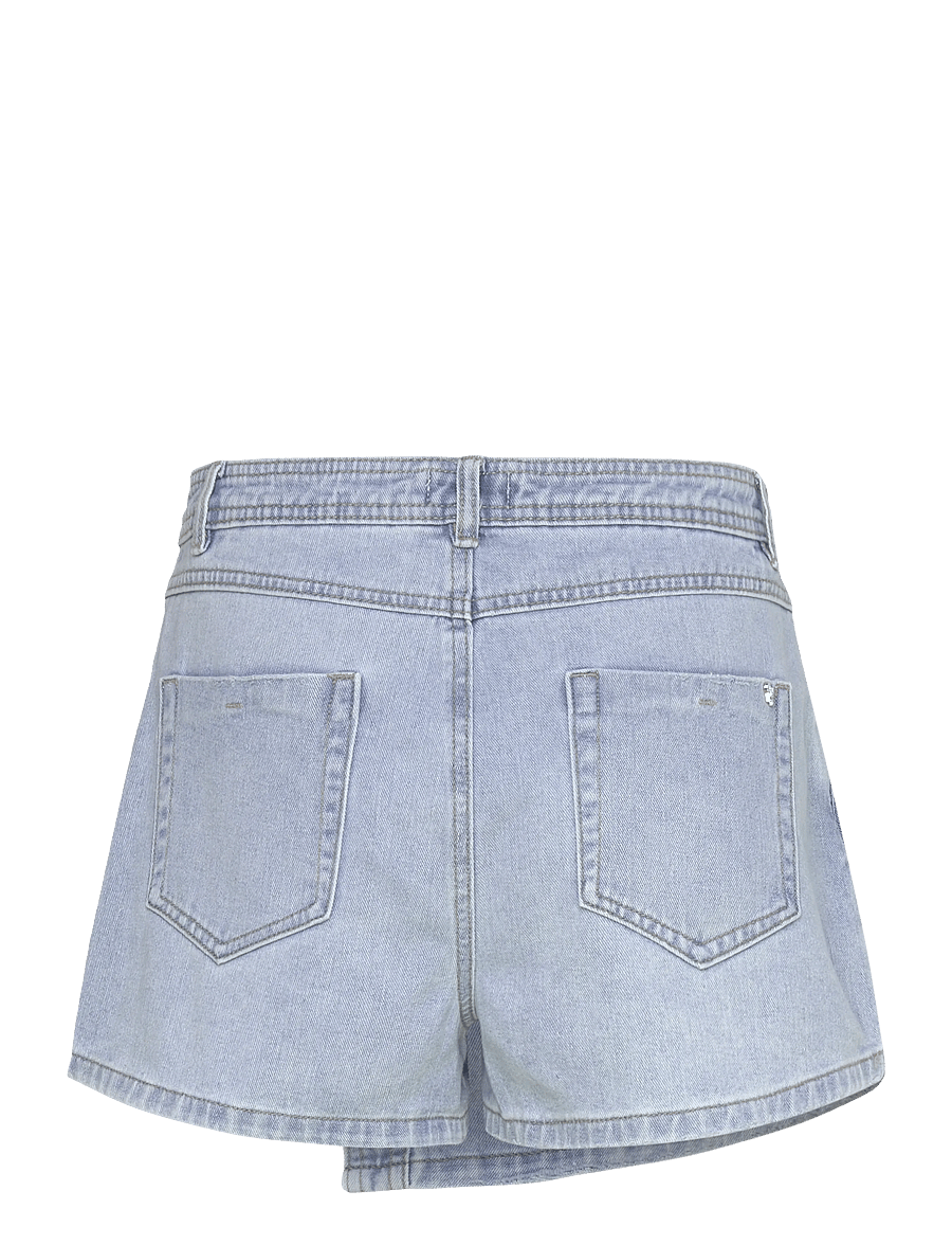 ONLY - ONLLESLY REG LB DNM SKORT BJ NOOS - jeansröcke - light blue denim - 2
