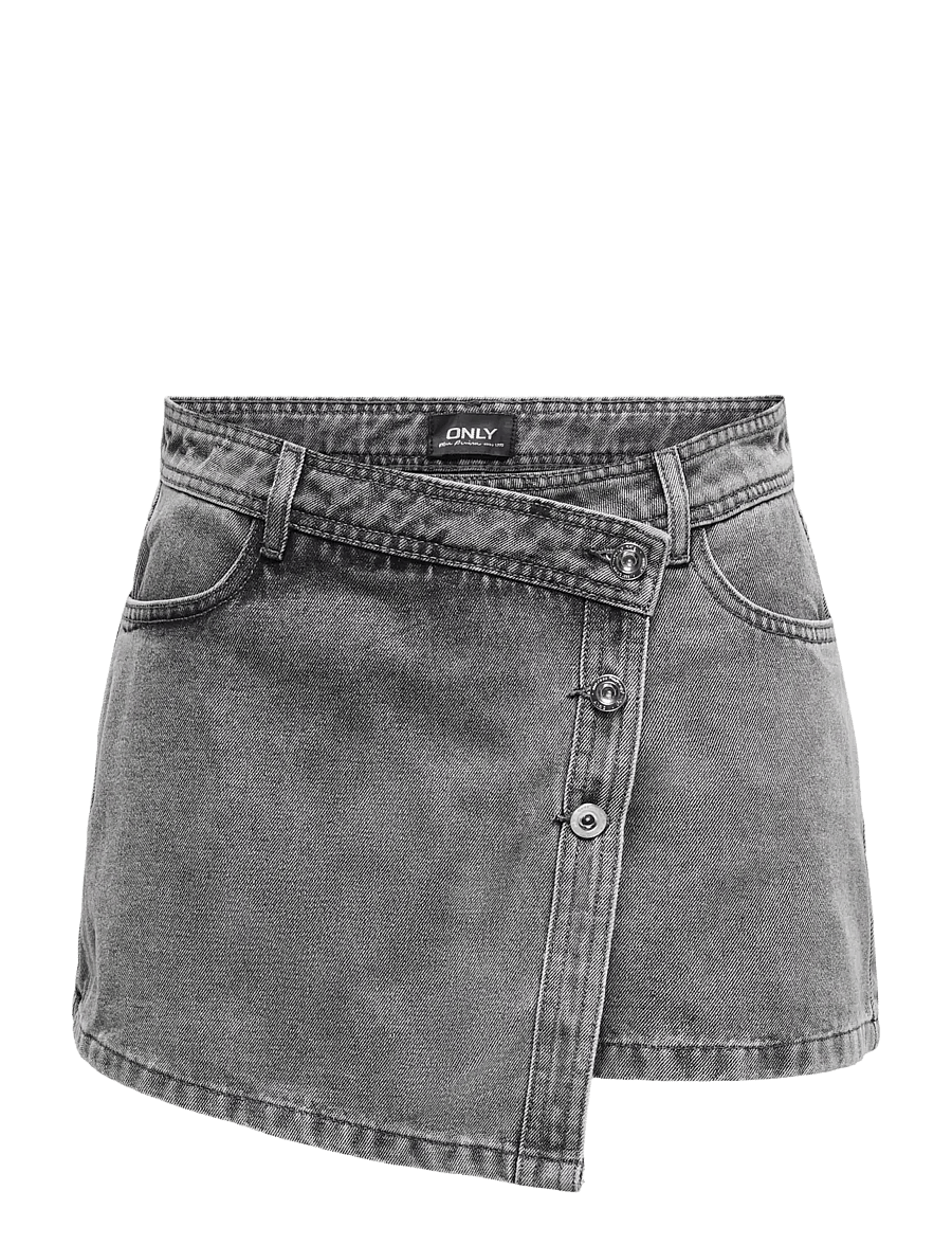 ONLY - ONLLESLY REG LB DNM SKORT BJ NOOS - jeansröcke - light grey denim - 1