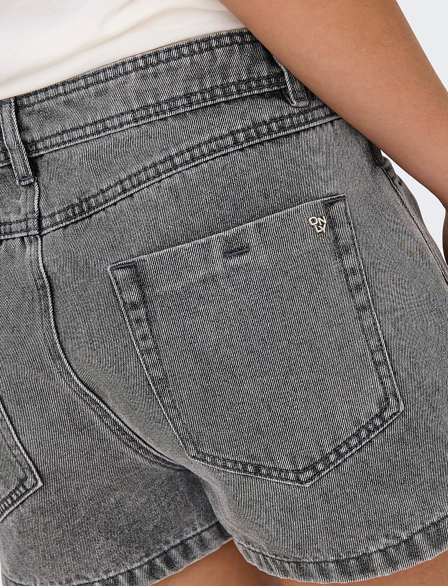 ONLY - ONLLESLY REG LB DNM SKORT BJ NOOS - jeansröcke - light grey denim - 5