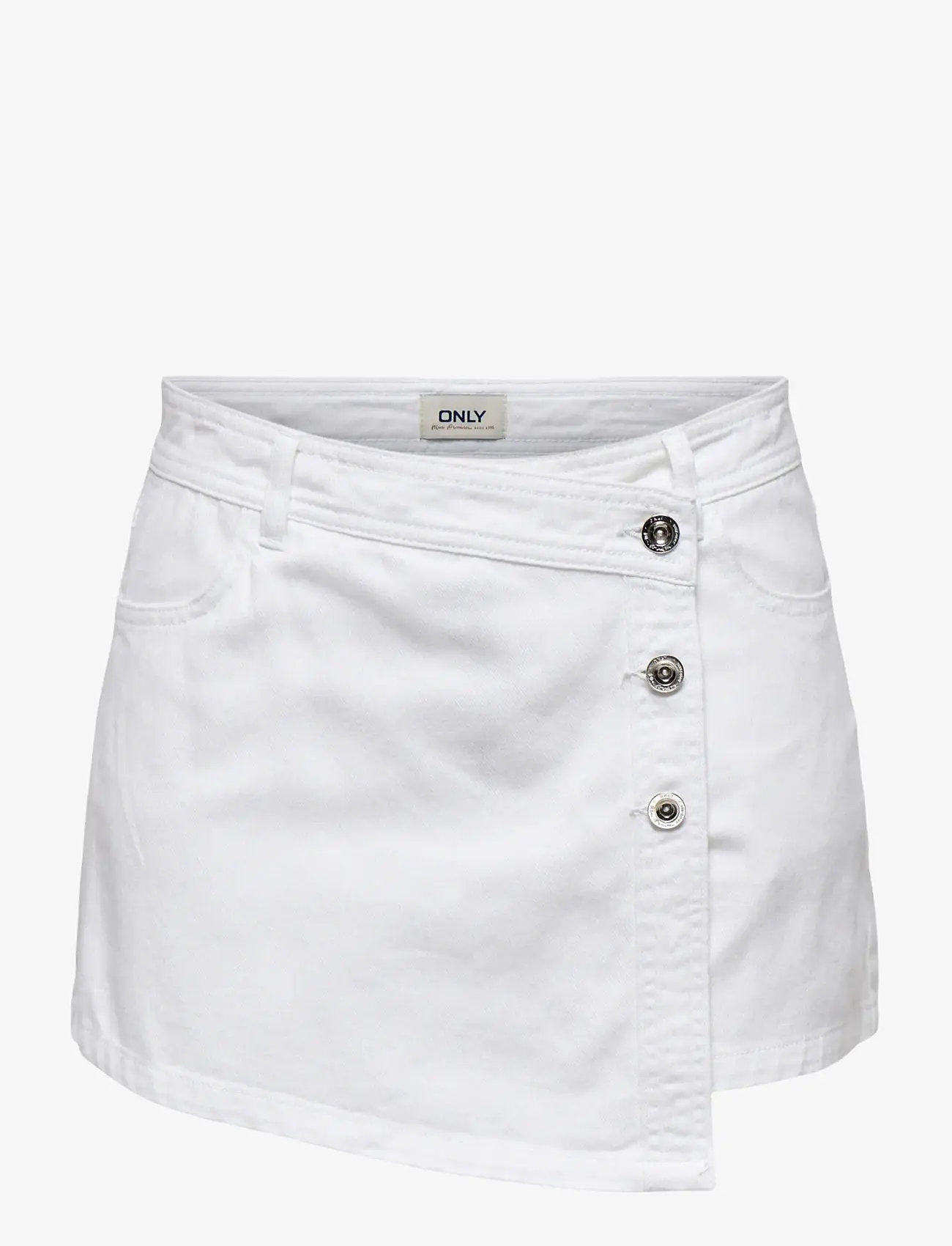 ONLY - ONLLESLY REG LB DNM SKORT BJ NOOS - denimnederdele - white denim - 1