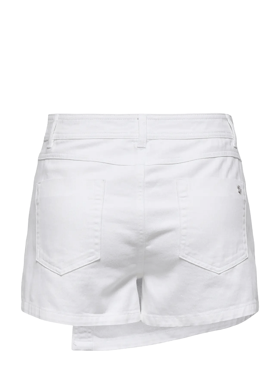 ONLY - ONLLESLY REG LB DNM SKORT BJ NOOS - jeansröcke - white denim - 2