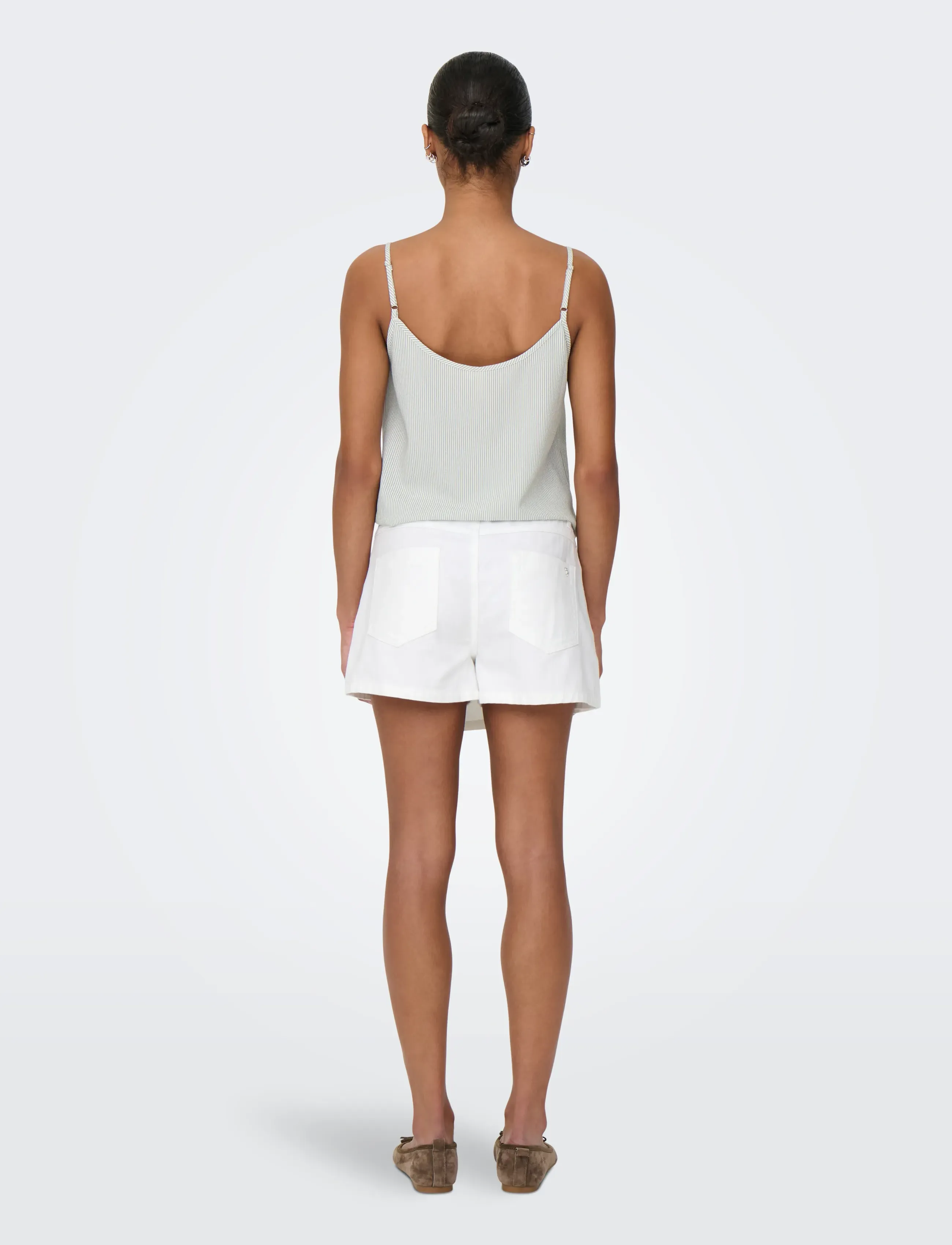 ONLY - ONLLESLY REG LB DNM SKORT BJ NOOS - teksaseelikud - white denim - 3