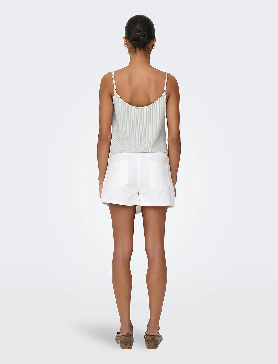 ONLY - ONLLESLY REG LB DNM SKORT BJ NOOS - jeansröcke - white denim - 3