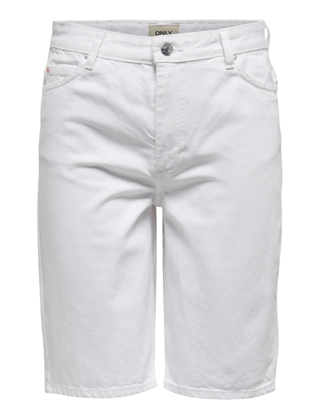 ONLY ONLSONNY HW WIDE DNM SHORTS NOOS - Jeansshorts - WHITE / white