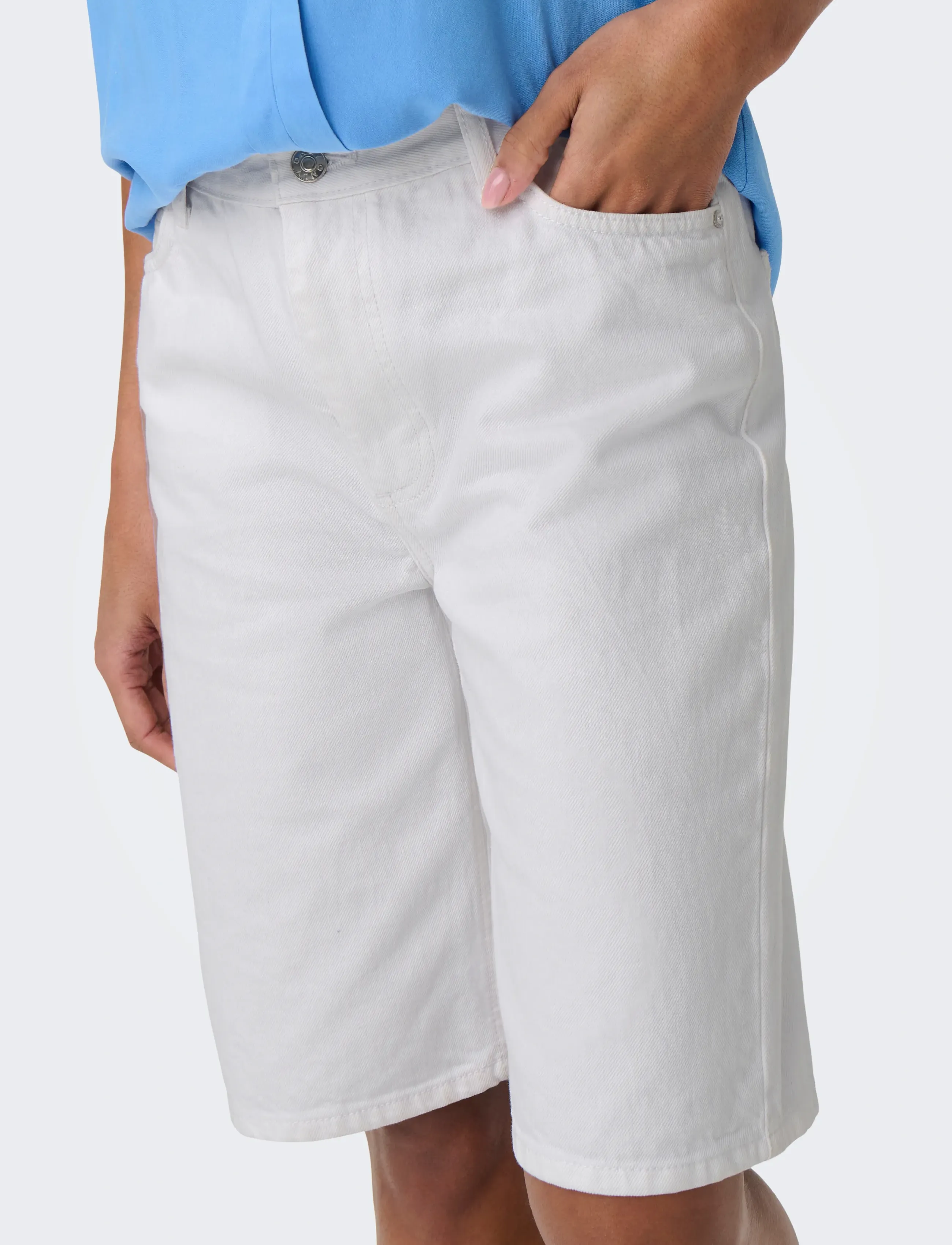 ONLY Onlsonny Hw Wide Dnm Shorts Noos dam – bild 6