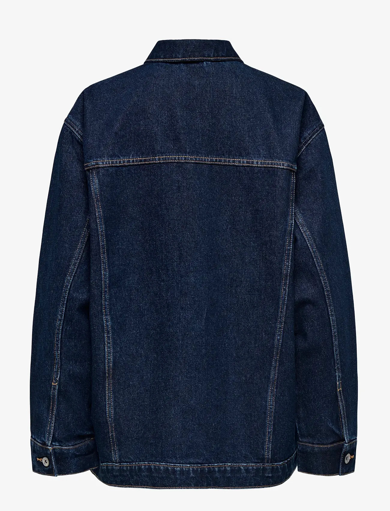 ONLY - ONLJAGGER LS OVERSIZED DNM JACKET - forårsjakker - dark blue denim - 2