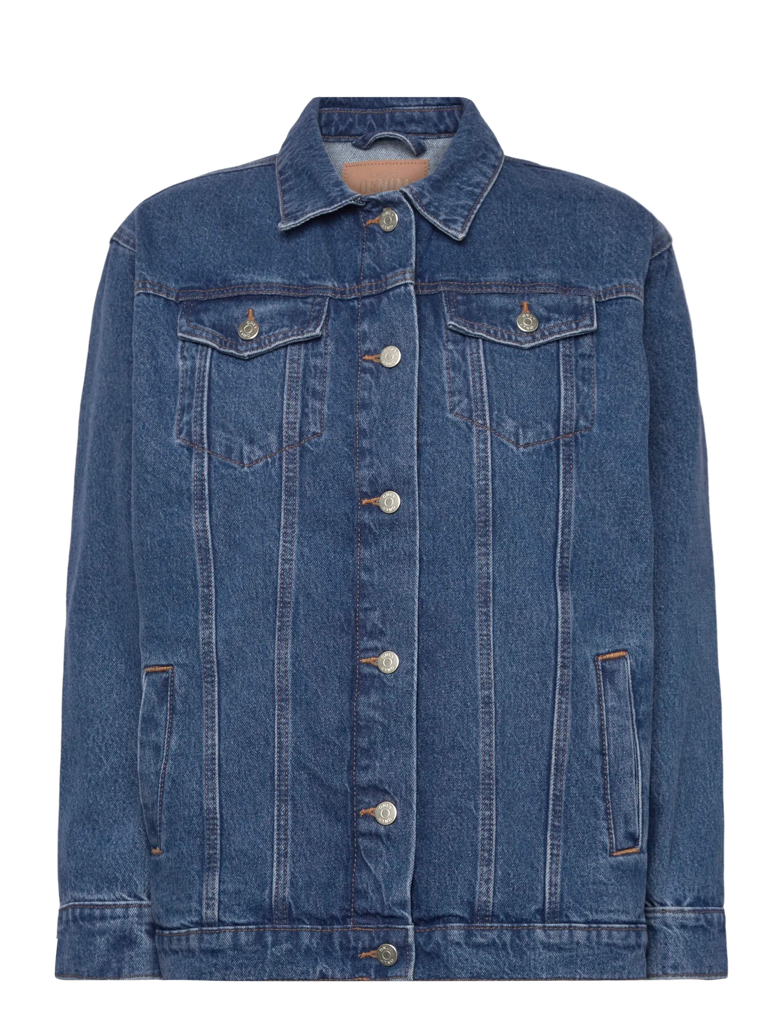 ONLY ONLJAGGER LS OVERSIZED DNM JACKET - Naujienos - MEDIUM BLUE DENIM / blue