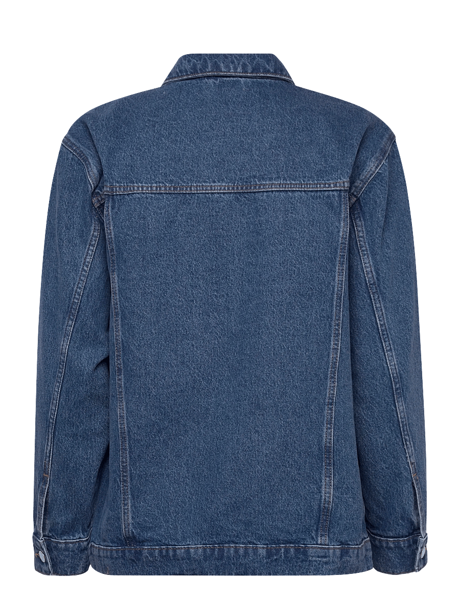 ONLY - ONLJAGGER LS OVERSIZED DNM JACKET - jeansjacken - medium blue denim - 1