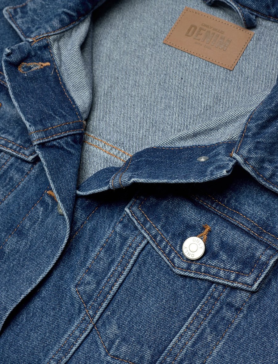 ONLY - ONLJAGGER LS OVERSIZED DNM JACKET - jeansjacken - medium blue denim - 2