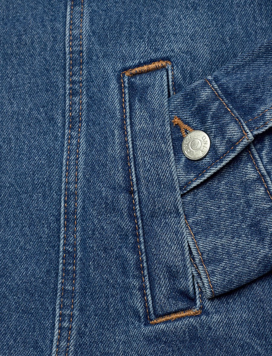 ONLY - ONLJAGGER LS OVERSIZED DNM JACKET - jeansjacken - medium blue denim - 3