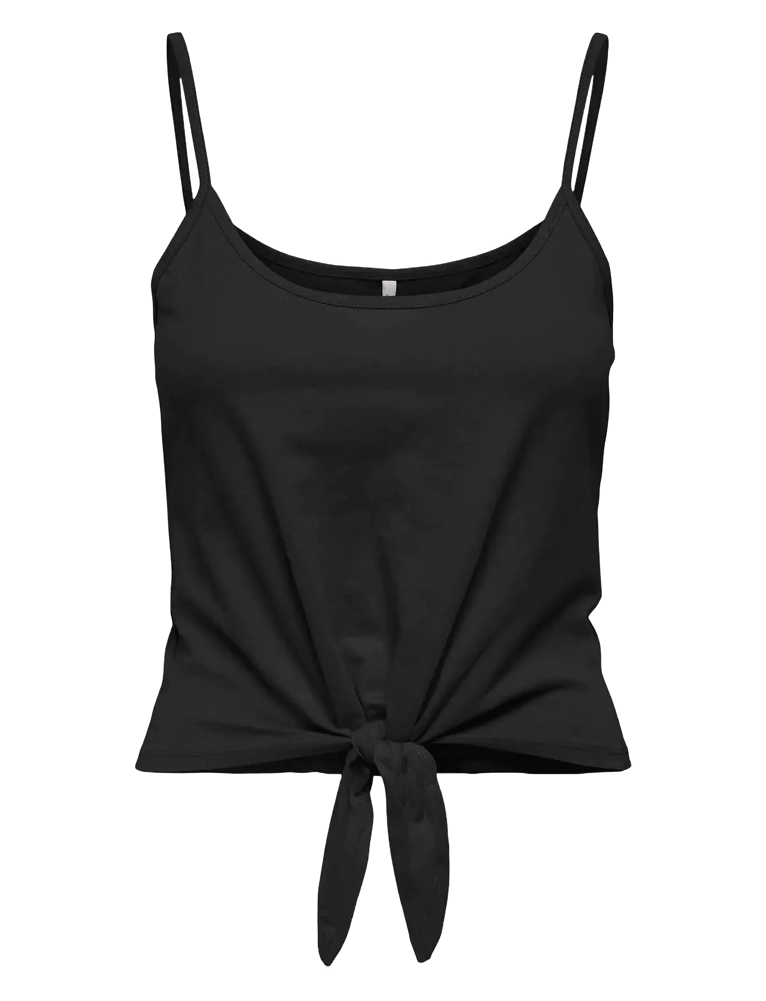 ONLY Onlmay Life S/L Kurz Knot Oberteil Box Jrs Schwarz - XS - Damen
