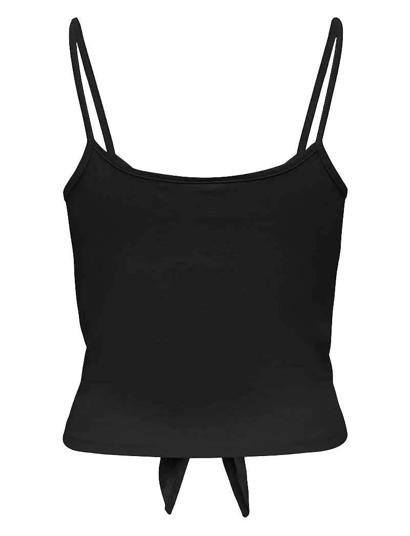 ONLY - ONLMAY LIFE S/L SHORT KNOT TOP BOX JRS - Ärmellose tops - black - 1