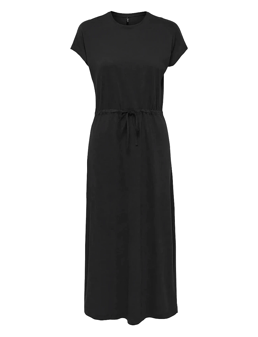 ONLY - ONLMAY LIFE S/S MIDI DRESS BOX JRS - t-shirt-kleider - black - 1