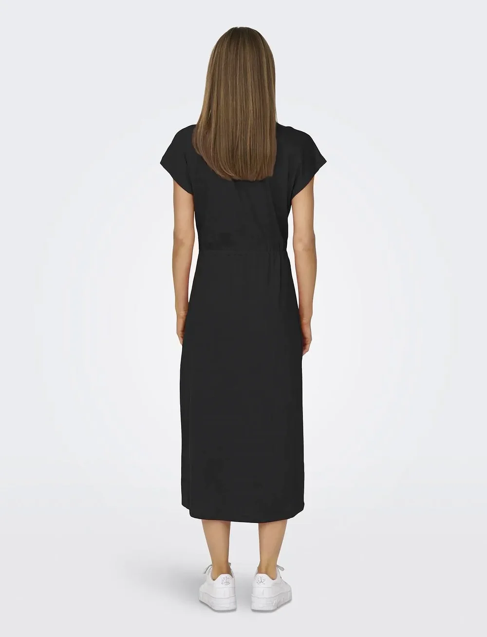 ONLY - ONLMAY LIFE S/S MIDI DRESS BOX JRS - t-shirtklänningar - black - 3