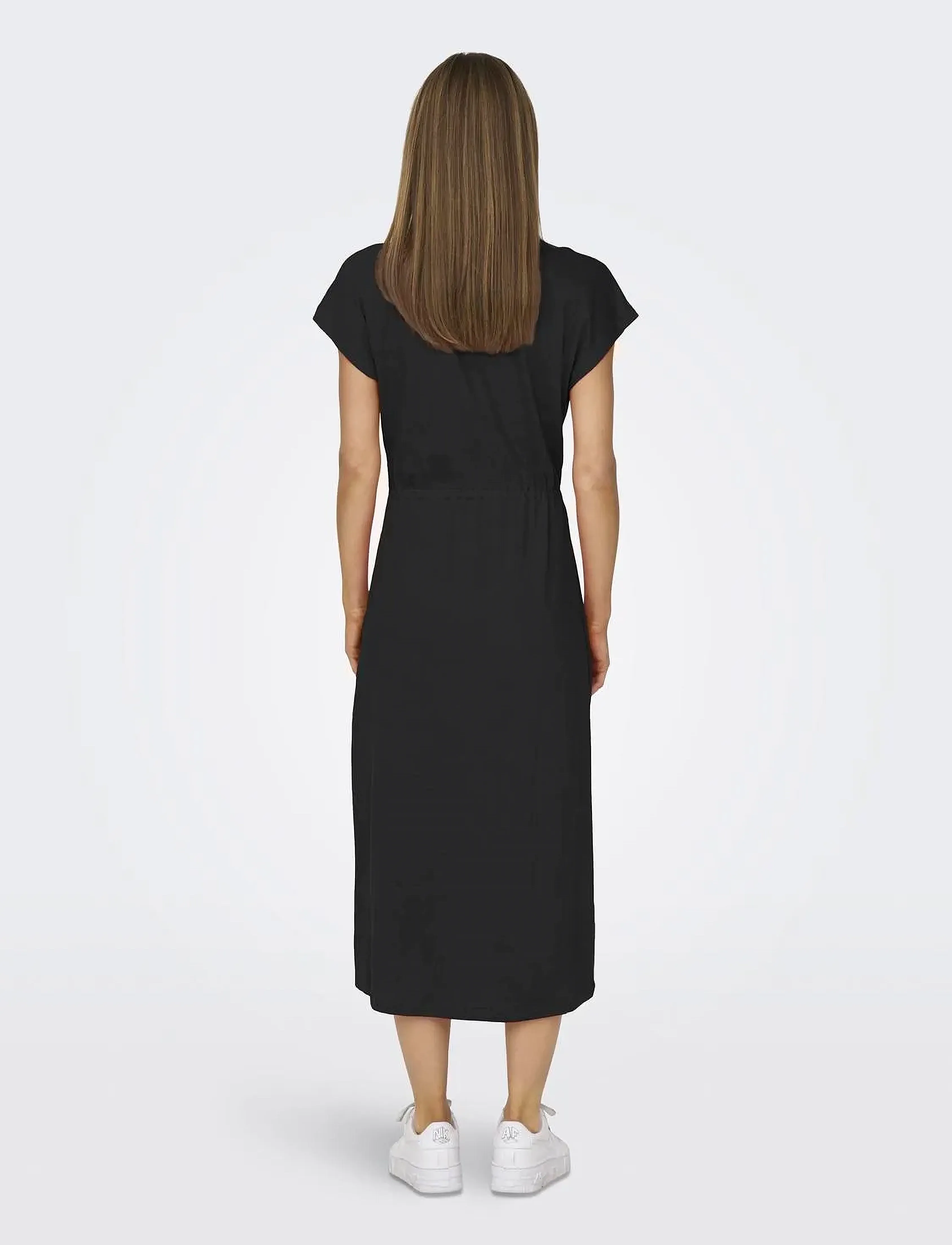 ONLY - ONLMAY LIFE S/S MIDI DRESS BOX JRS - vabaaja kleidid - black - 3