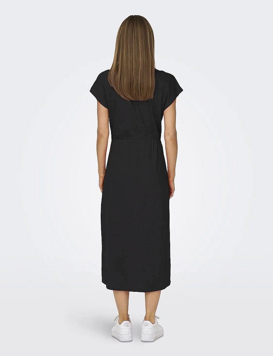 ONLY - ONLMAY LIFE S/S MIDI DRESS BOX JRS - t-shirt-kleider - black - 3