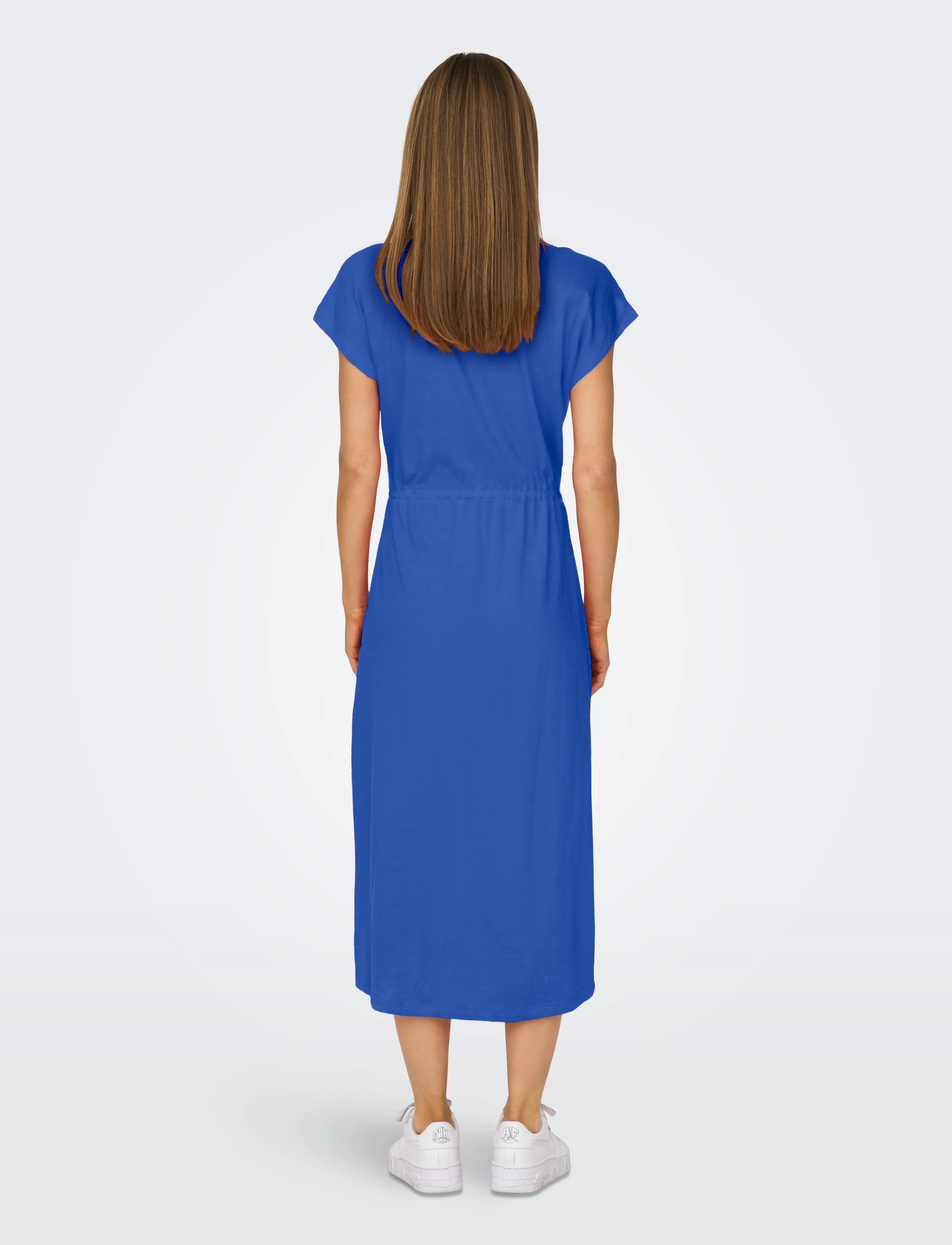 ONLY - ONLMAY LIFE S/S MIDI DRESS BOX JRS - t-shirt-kleider - dazzling blue - 3
