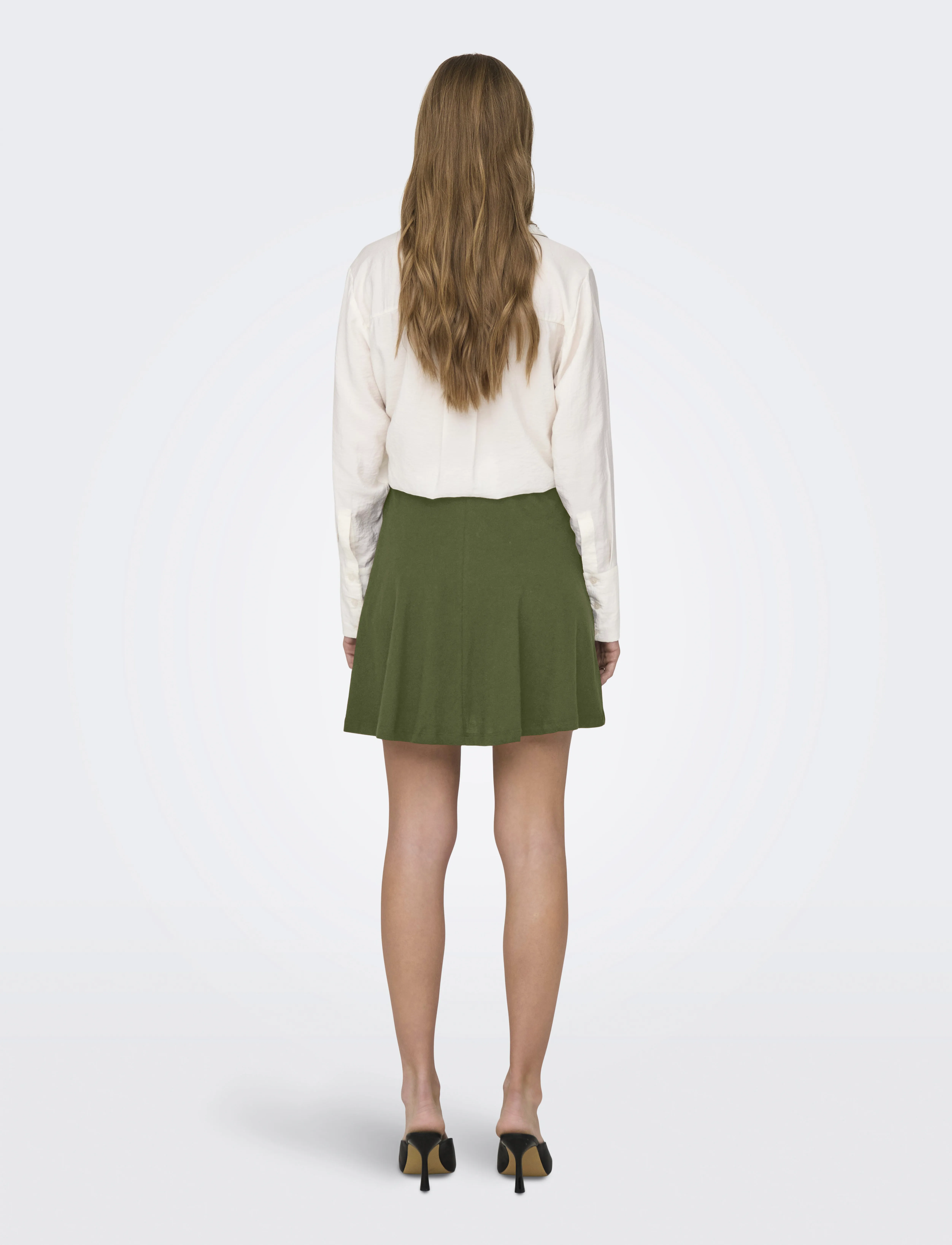 ONLY - ONLMAY LIFE SKATER SKIRT JRS - kurze röcke - kalamata - 3