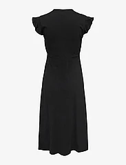 ONLY - ONLMAY LIFE S/L WRAP MIDI DRESS JRS NOOS - wrap dresses - black - 1