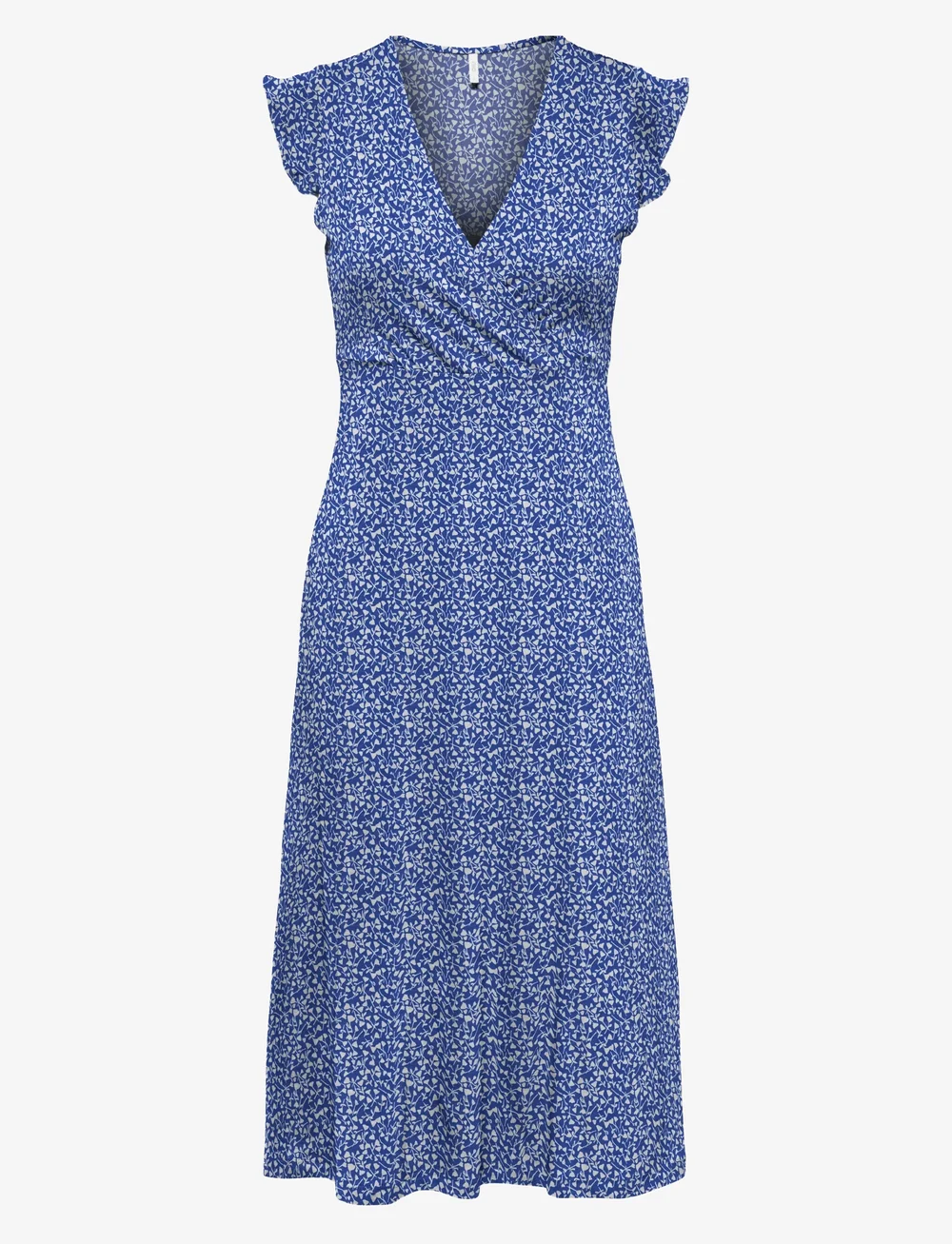 ONLY - ONLMAY LIFE S/L WRAP MIDI DRESS JRS - sommerkjoler - dazzling blue - 1