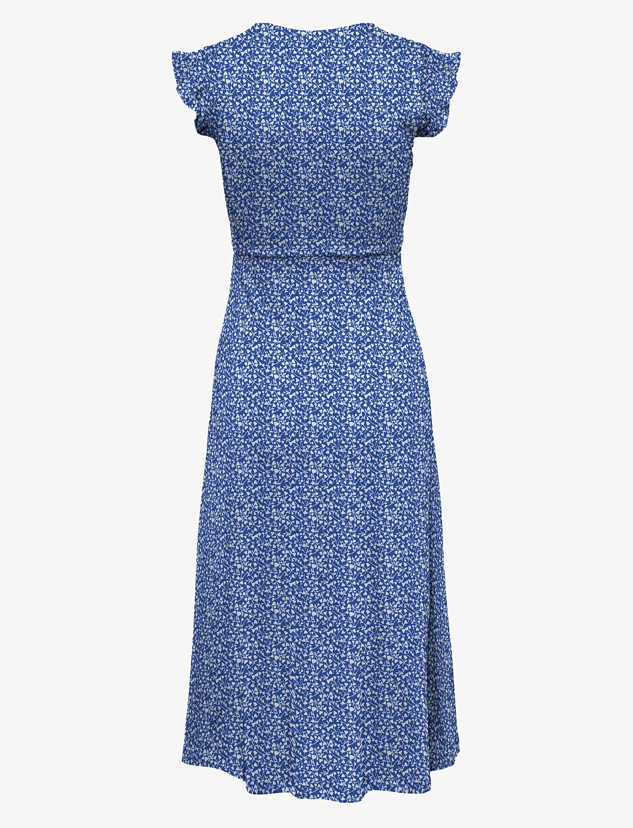 ONLY - ONLMAY LIFE S/L WRAP MIDI DRESS JRS - summer dresses - dazzling blue - 2