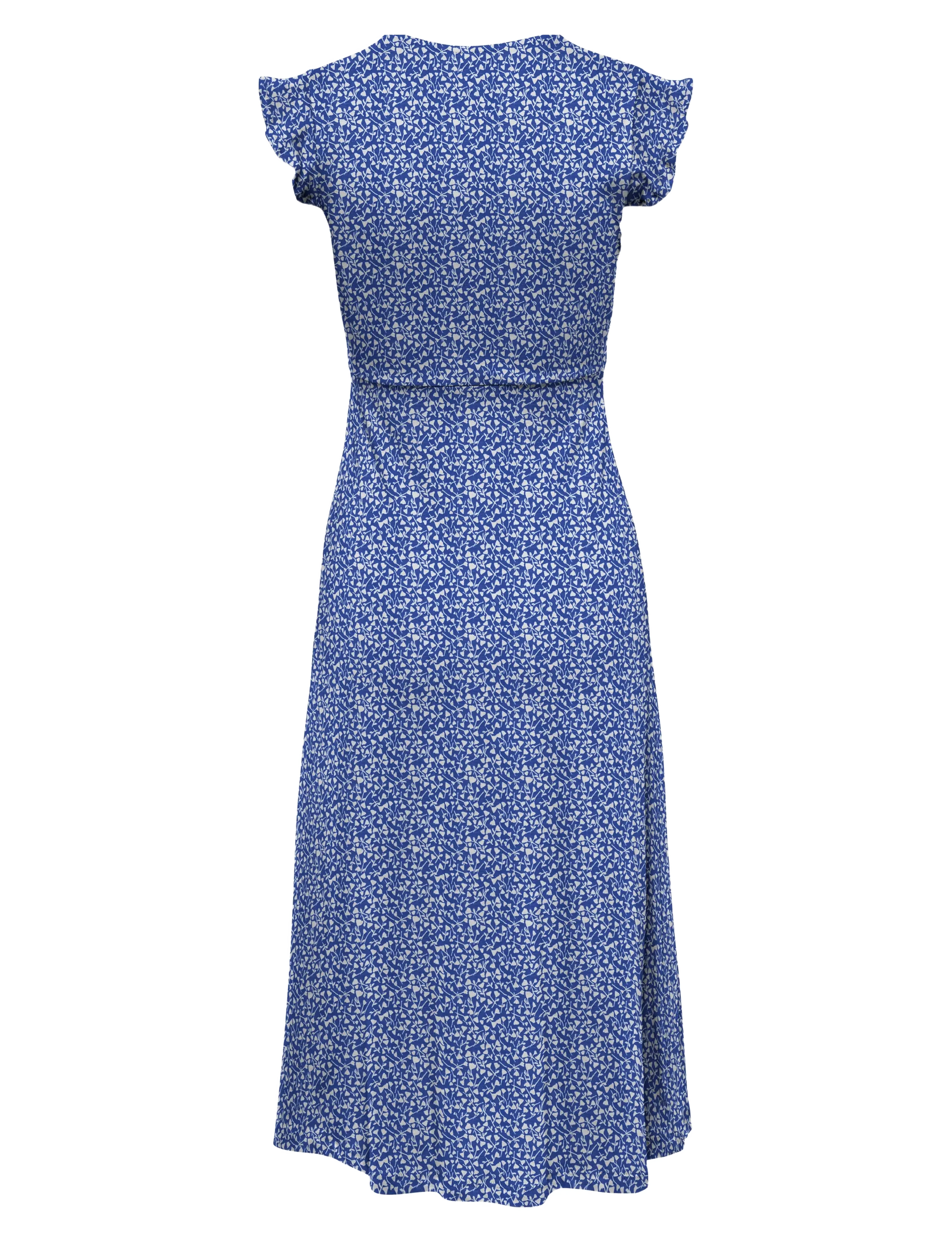 ONLY - ONLMAY LIFE S/L WRAP MIDI DRESS JRS - suvekleidid - dazzling blue - 2