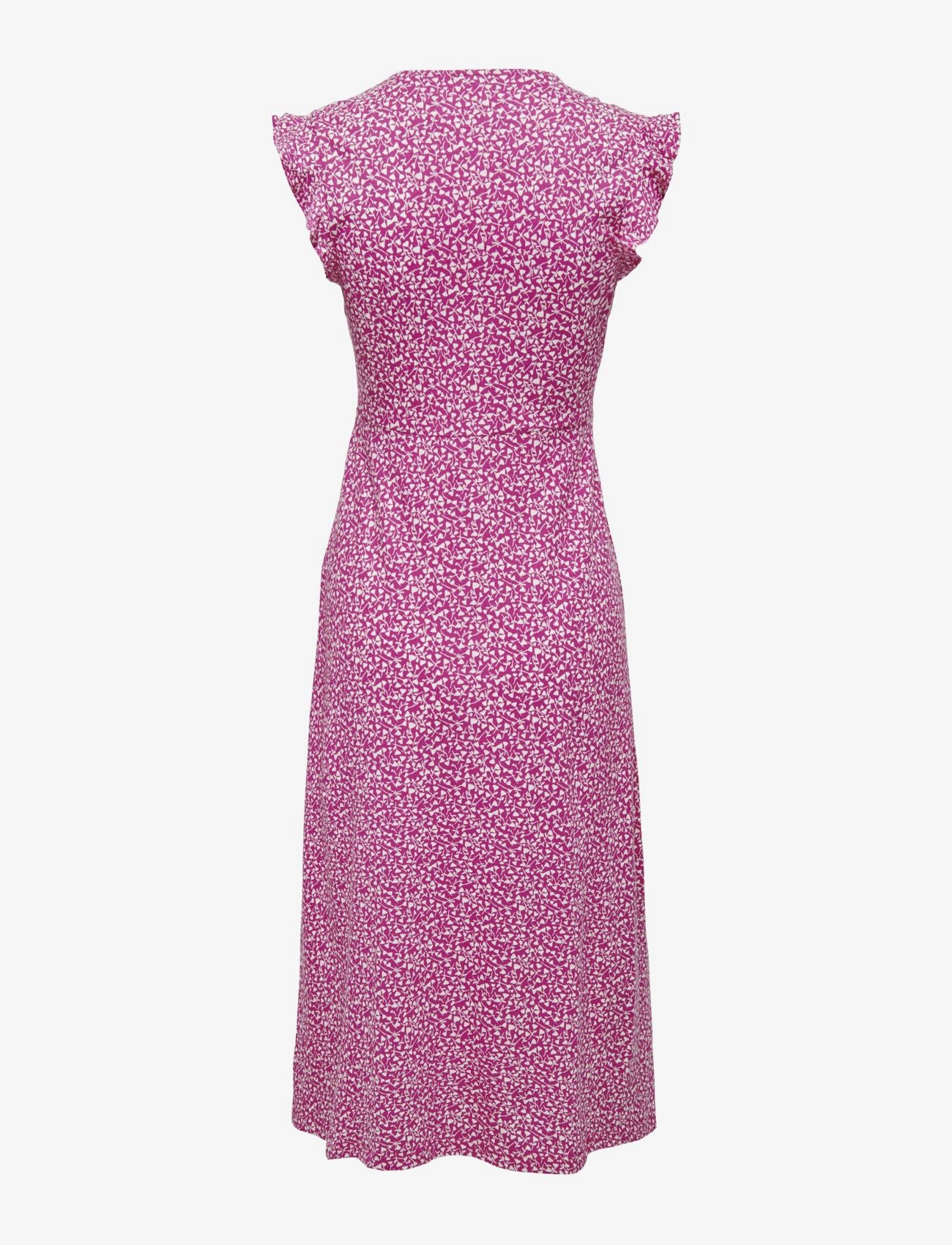 ONLY - ONLMAY LIFE S/L WRAP MIDI DRESS JRS - suvekleidid - raspberry rose - 2