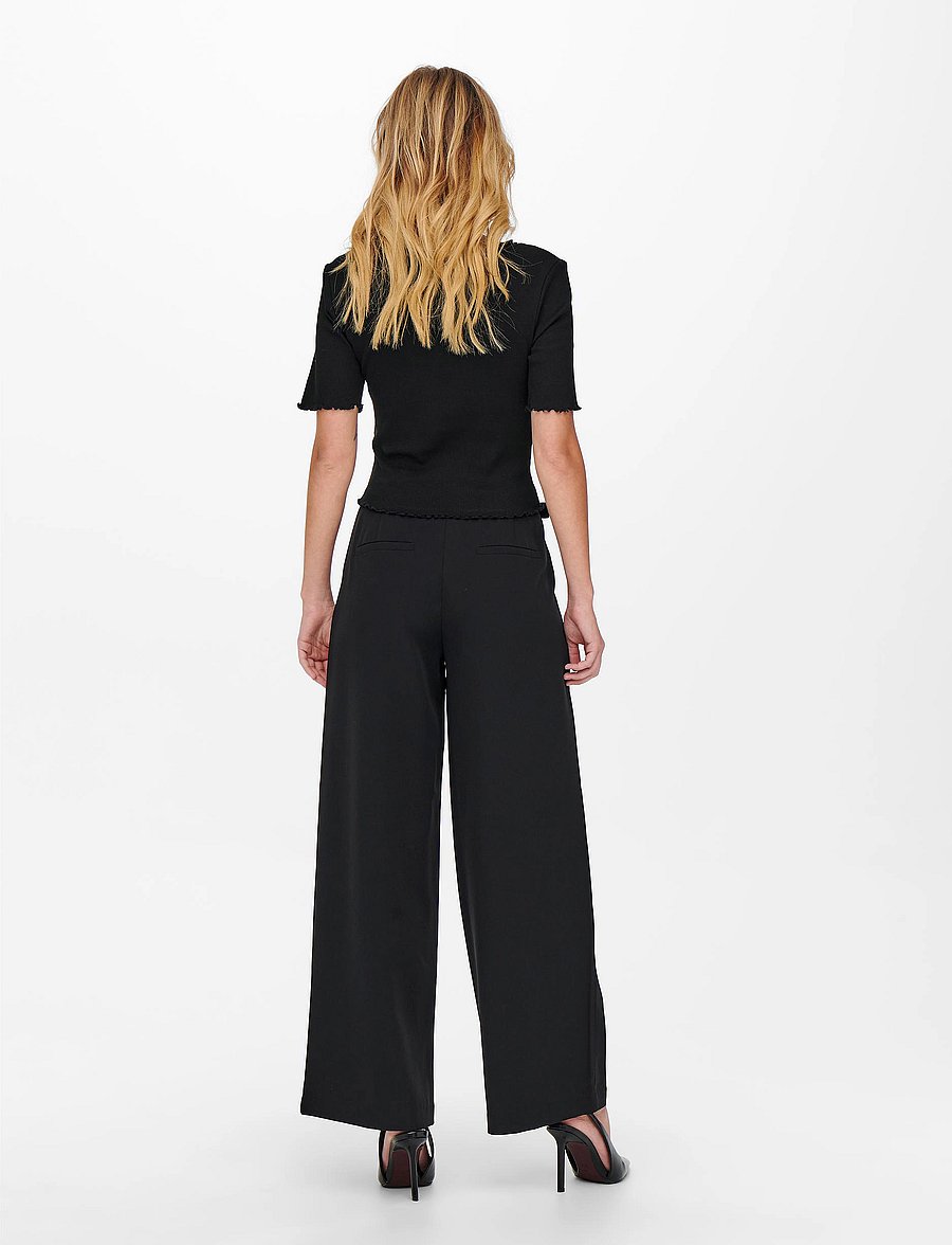 ONLY - ONLLAILA S/S BUTTON TOP JRS - black - 3