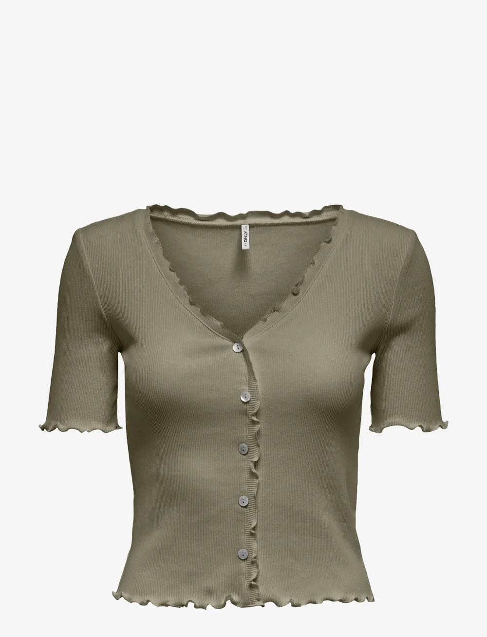 ONLY - ONLLAILA S/S BUTTON TOP JRS - crop tops - mermaid - 1