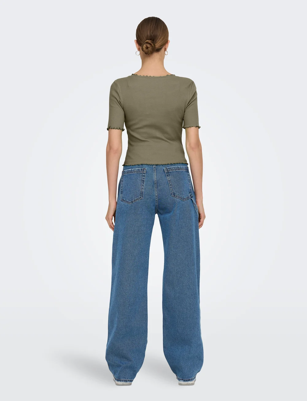 ONLY - ONLLAILA S/S BUTTON TOP JRS - crop tops - mermaid - 3